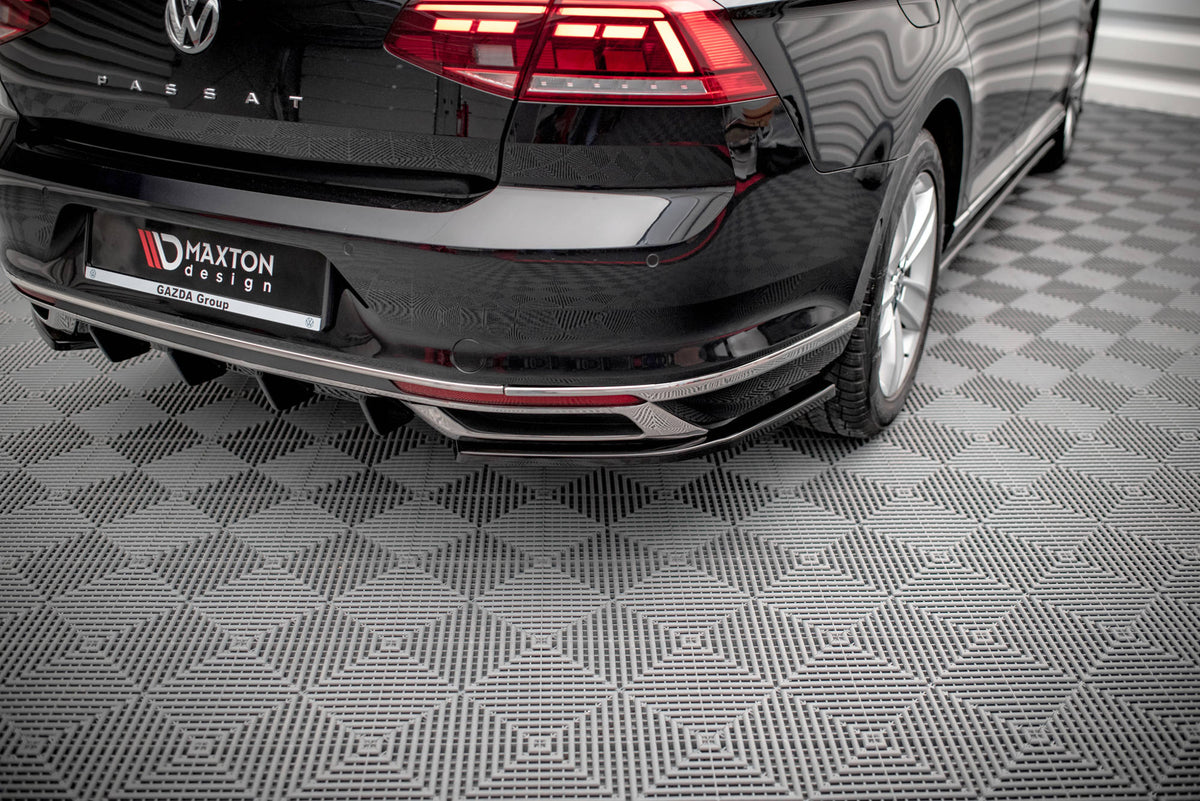 Maxton Design - Heck Ansatz Flaps Diffusor für VW Passat B8 Facelift - Aerowerk.