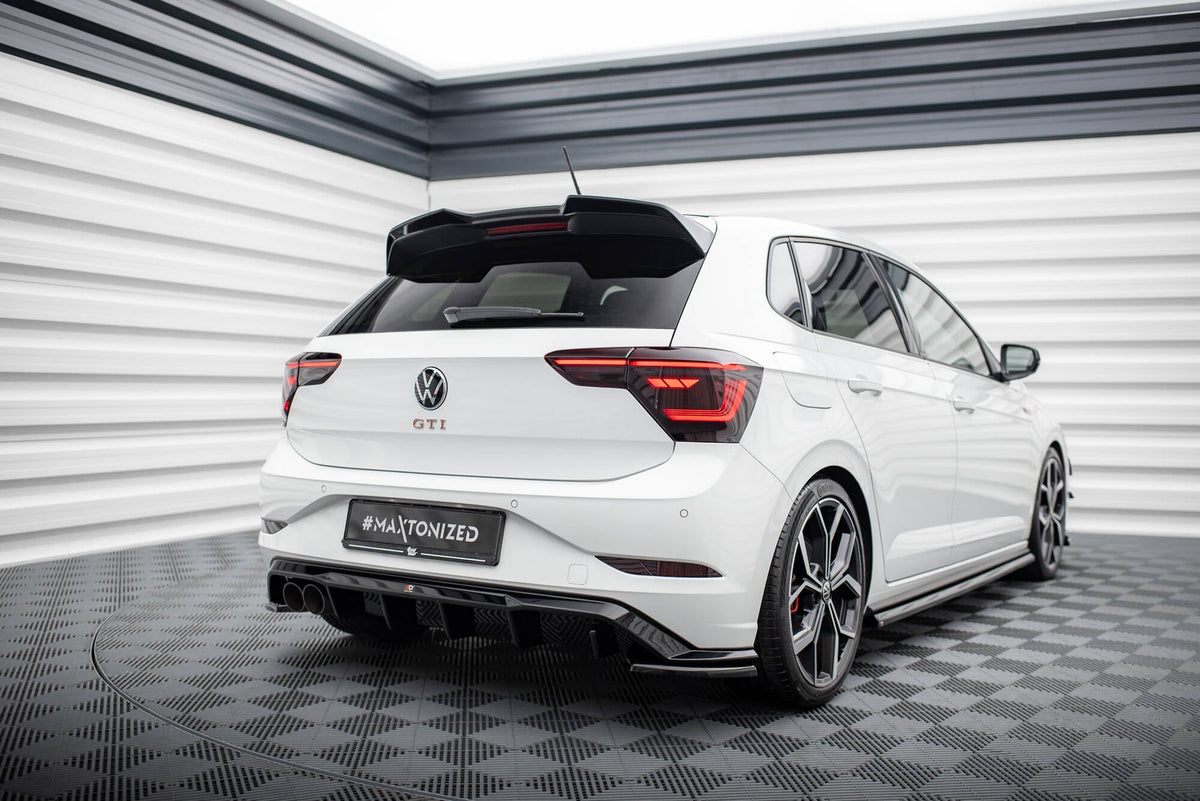 Maxton Design - Heck Ansatz Flaps Diffusor für VW Polo GTI Mk6 Facelift - Aerowerk.