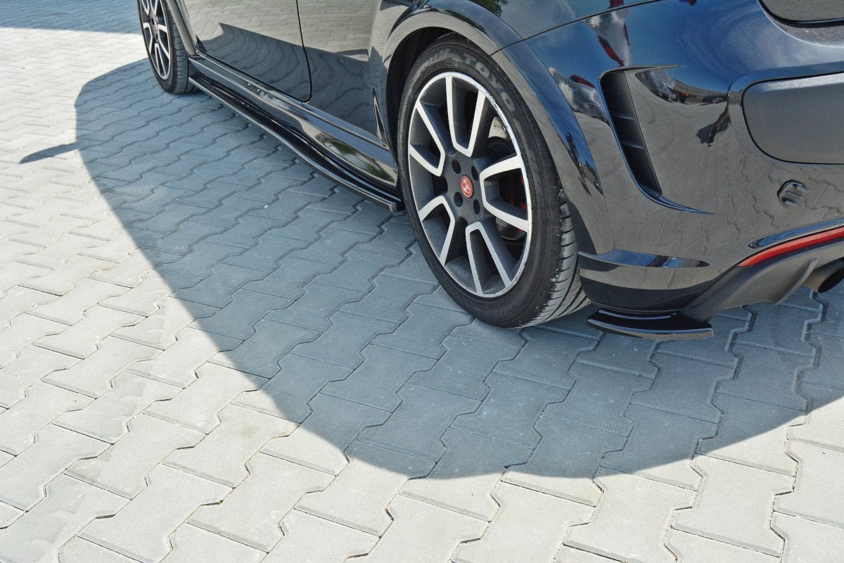 Maxton Design - Heck Ansatz Flaps Diffusor passend für passend für Fiat Punto Evo Abarth - Aerowerk.