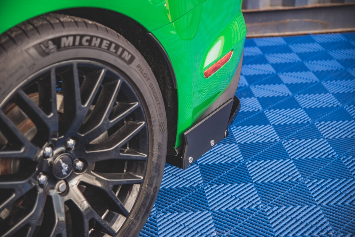 Maxton Design - Heck Ansatz Flaps Diffusor V1 + Flaps für Ford Mustang GT Mk6 Facelift - Aerowerk.