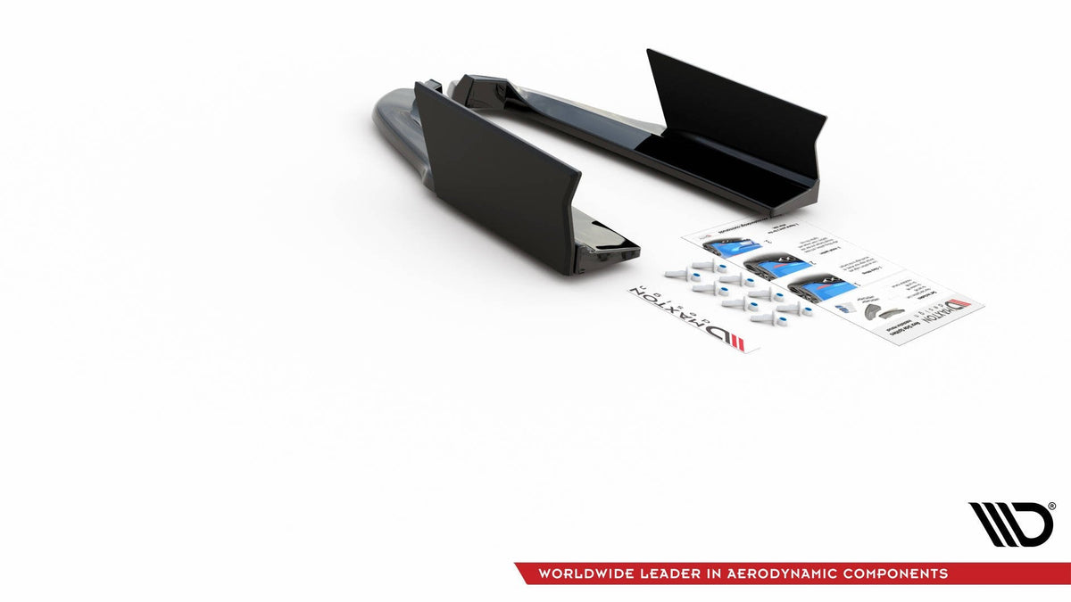 Maxton Design - Heck Ansatz Flaps Diffusor V1 + Flaps für Ford Mustang GT Mk6 Facelift - Aerowerk.