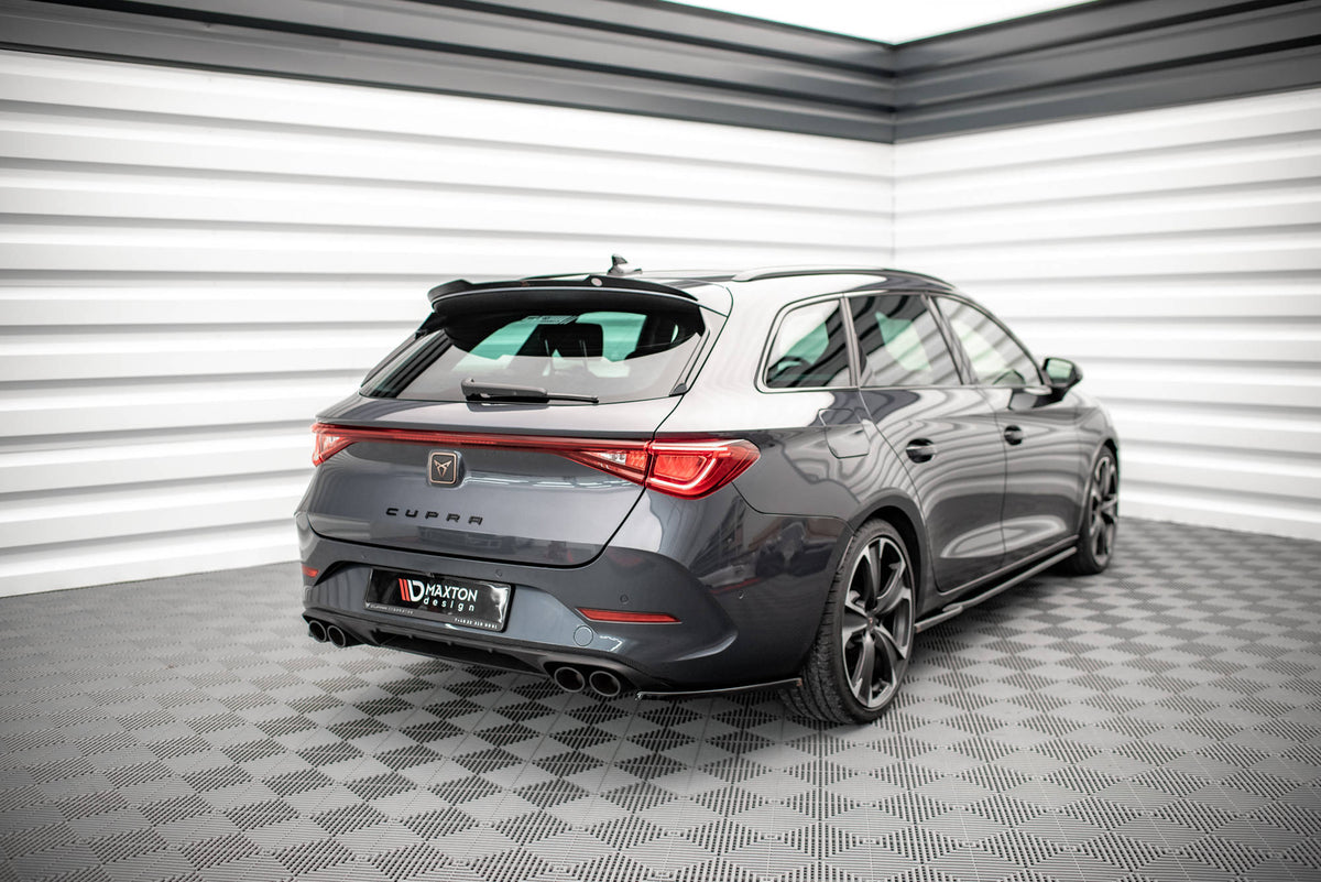 Maxton Design - Heck Ansatz Flaps Diffusor V1 für Cupra Leon ST Mk1 Facelift - Aerowerk.