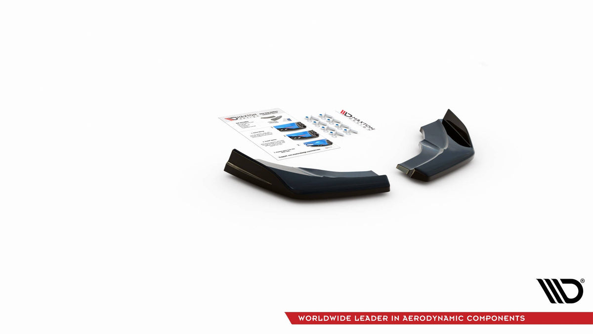 Maxton Design - Heck Ansatz Flaps Diffusor V1 für Mercedes - Benz A W176 - Aerowerk.
