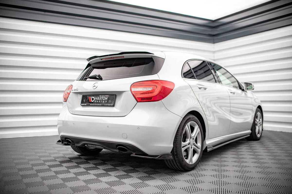 Maxton Design - Heck Ansatz Flaps Diffusor V1 für Mercedes - Benz A W176 - Aerowerk.