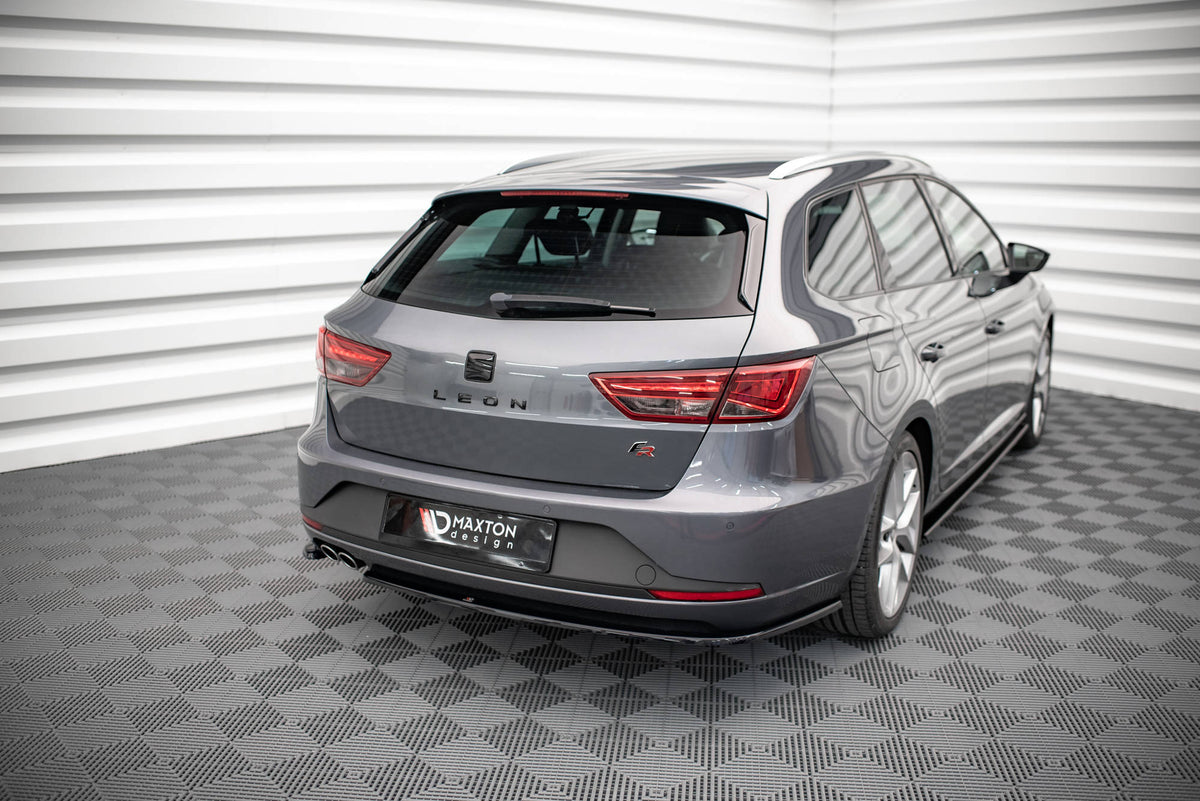 Maxton Design - Heck Ansatz Flaps Diffusor V1 für Seat Leon FR Sportstourer Mk3 - Aerowerk.