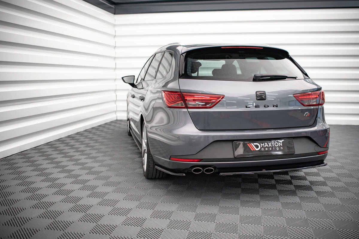 Maxton Design - Heck Ansatz Flaps Diffusor V1 für Seat Leon FR Sportstourer Mk3 - Aerowerk.