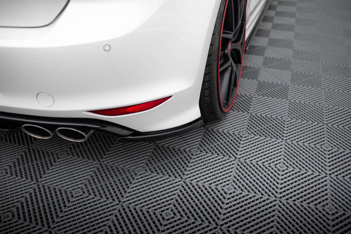 Maxton Design - Heck Ansatz Flaps Diffusor V1 für VW Golf 7 R / R - Line - Aerowerk.