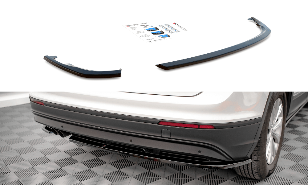 Maxton Design - Heck Ansatz Flaps Diffusor V1 für VW Tiguan Mk2 - Aerowerk.
