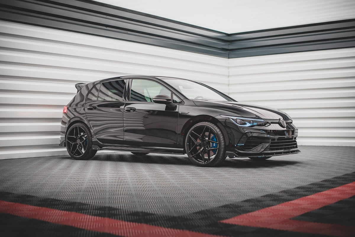 Maxton Design - Heck Ansatz Flaps Diffusor V2 + Flaps für VW Golf R Mk8 Facelift - Aerowerk.