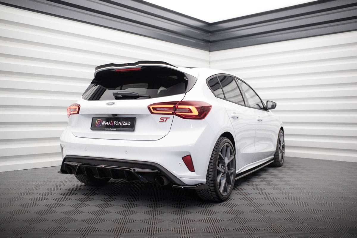 Maxton Design - Heck Ansatz Flaps Diffusor V2 für Ford Focus Hatchback ST Mk4 - Aerowerk.