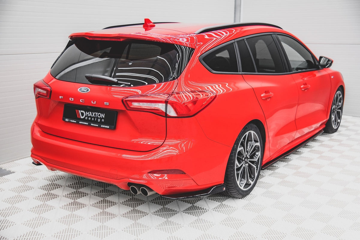 Maxton Design - Heck Ansatz Flaps Diffusor V2 für Ford Focus ST - Line Kombi Mk4 - Aerowerk.