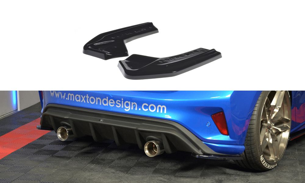 Maxton Design - Heck Ansatz Flaps Diffusor V2 für (Für Diffusor ) Ford Focus Hatchabck ST - Line - Aerowerk.