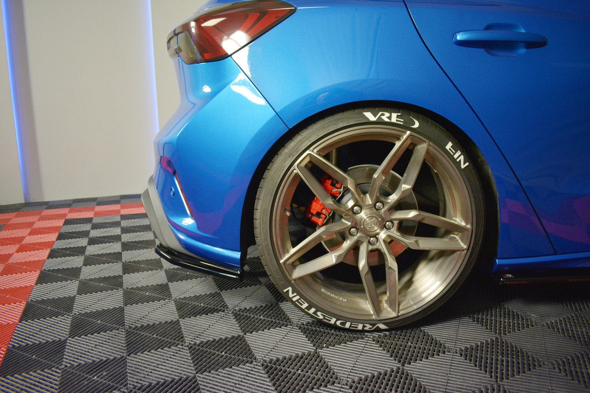 Maxton Design - Heck Ansatz Flaps Diffusor V2 für (Für Diffusor ) Ford Focus Hatchabck ST - Line - Aerowerk.