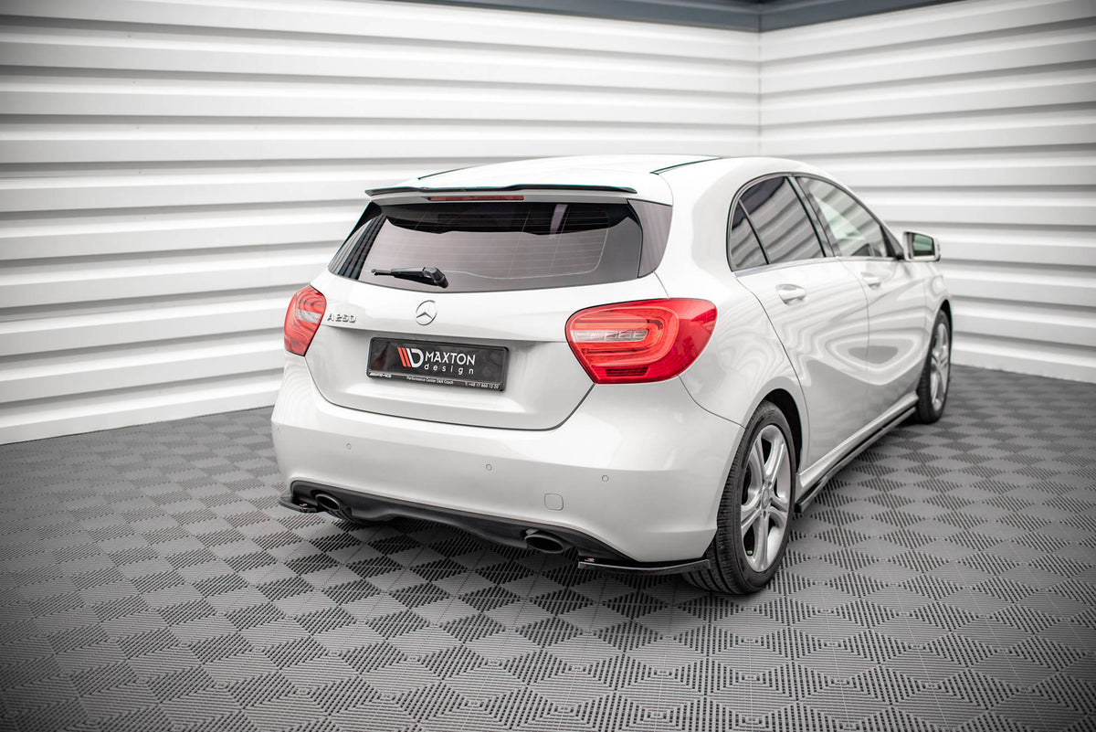 Maxton Design - Heck Ansatz Flaps Diffusor V2 für Mercedes - Benz A W176 - Aerowerk.