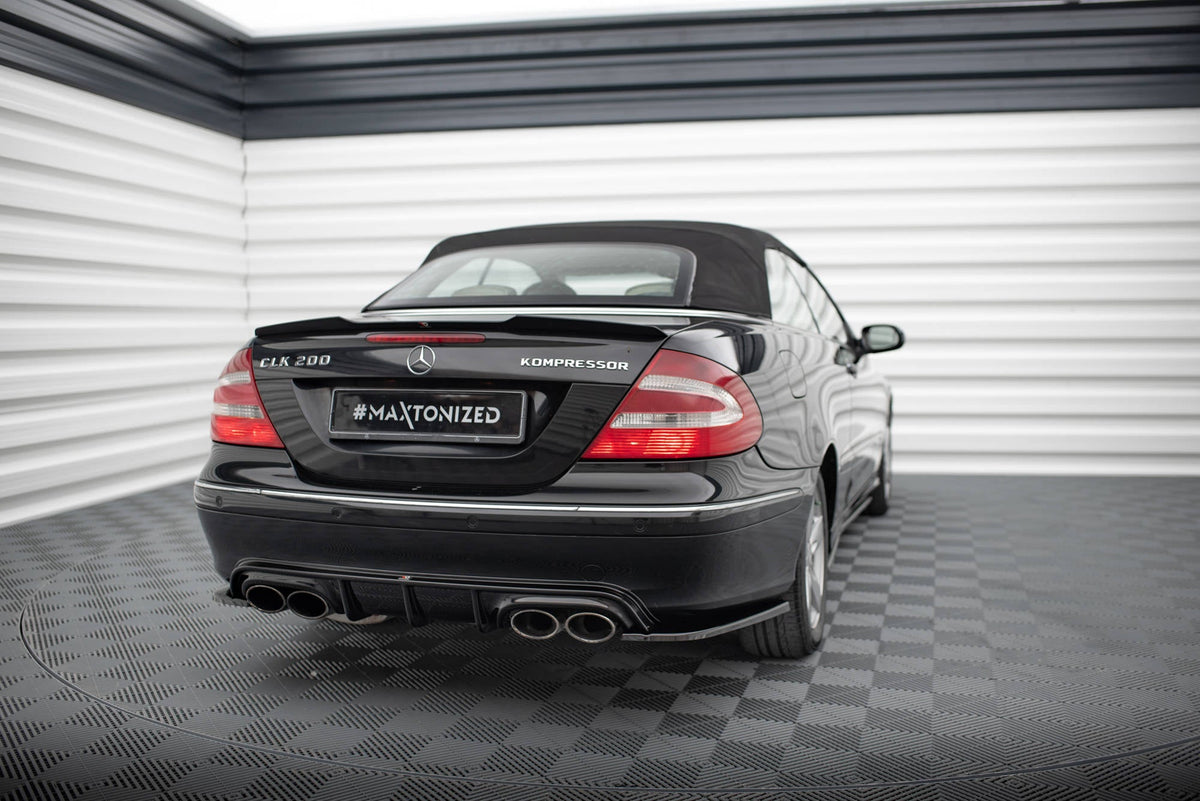 Maxton Design - Heck Ansatz Flaps Diffusor V2 für Mercedes - Benz CLK W209 - Aerowerk.
