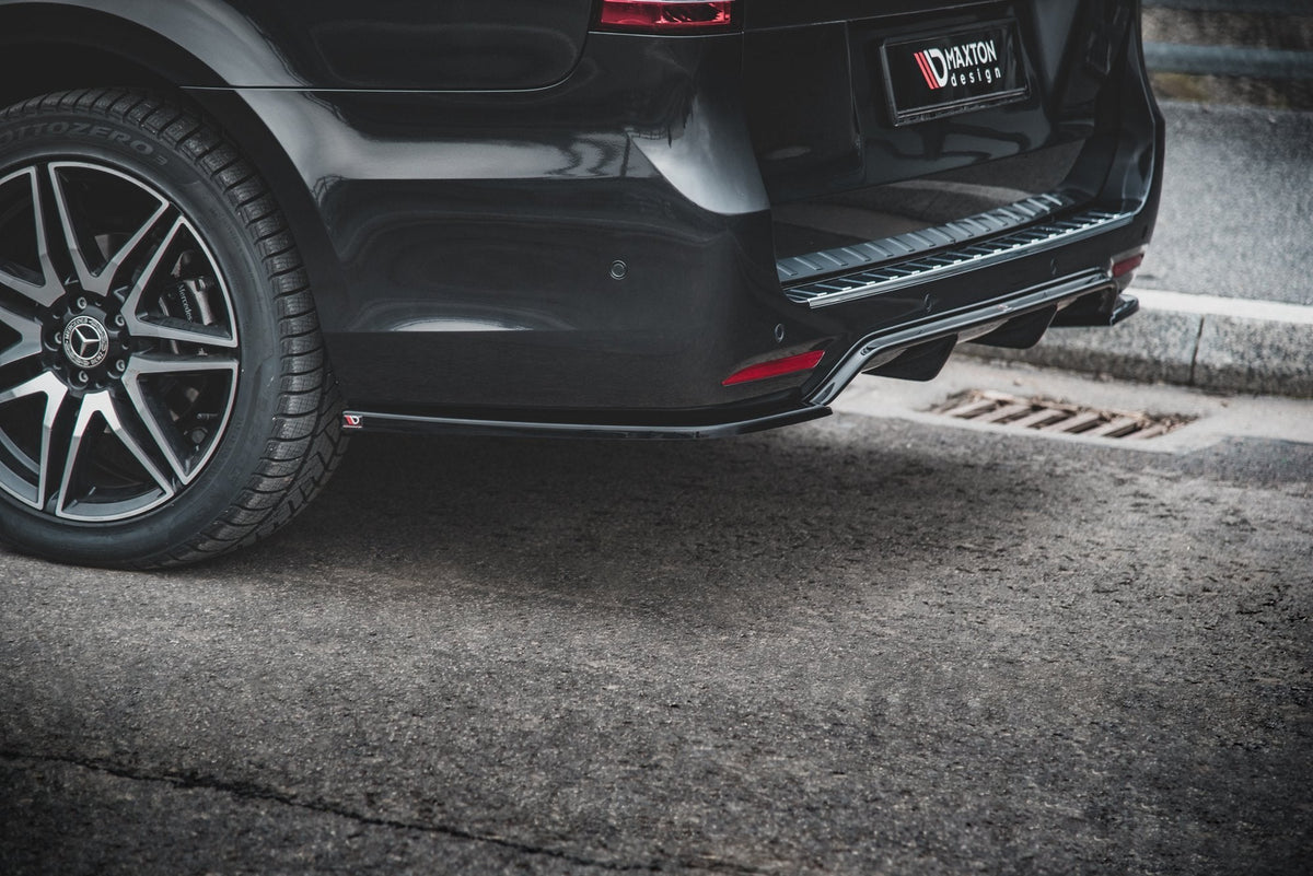 Maxton Design - Heck Ansatz Flaps Diffusor V2 für Mercedes - Benz V - Klasse AMG - Line W447 Facelift - Aerowerk.