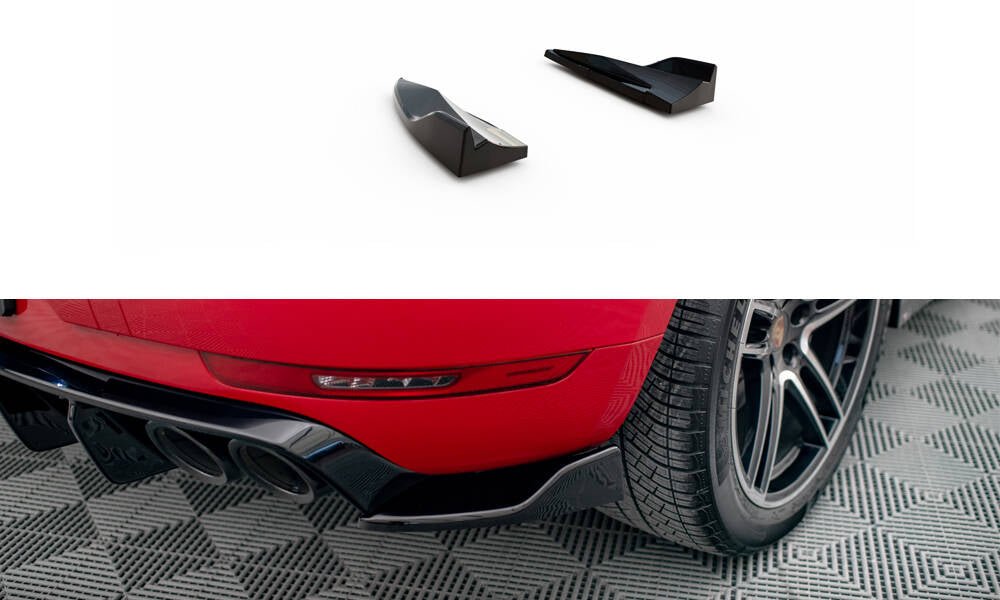Maxton Design - Heck Ansatz Flaps Diffusor V2 für Porsche Macan Mk1 - Aerowerk.