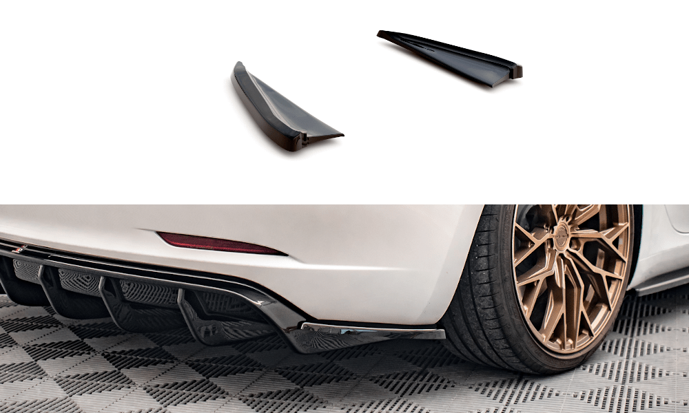 Maxton Design - Heck Ansatz Flaps Diffusor V2 für Tesla Model 3 - Aerowerk.