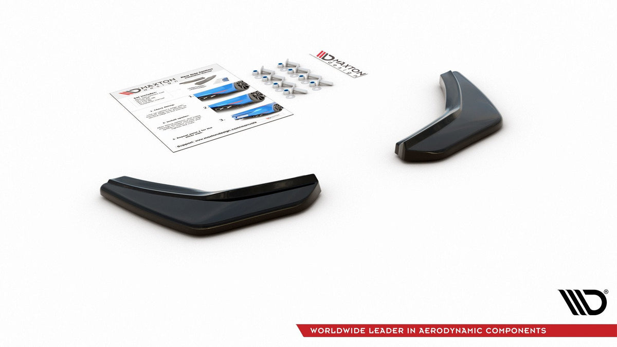 Maxton Design - Heck Ansatz Flaps Diffusor V2 für VW Golf 7 GTI - Aerowerk.