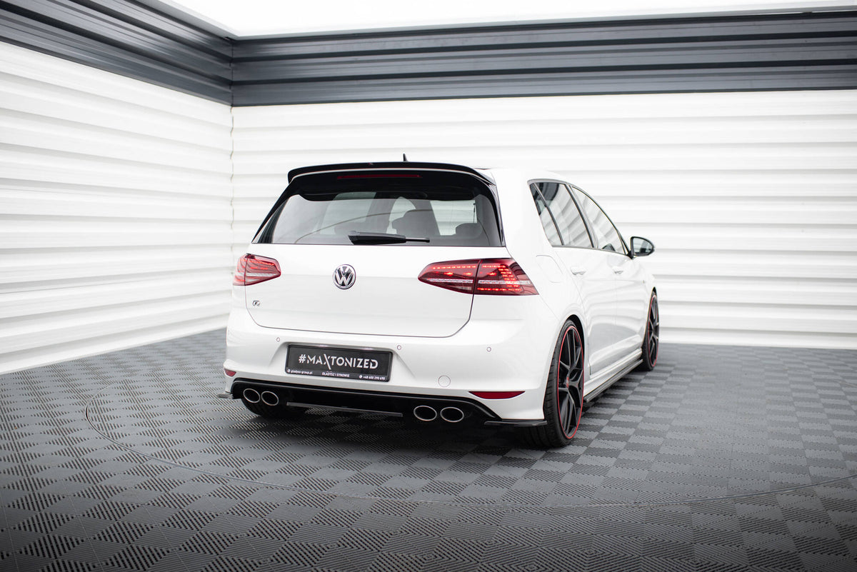 Maxton Design - Heck Ansatz Flaps Diffusor V2 für VW GOLF 7 R - Aerowerk.