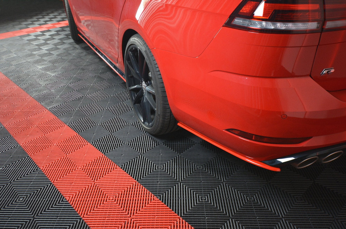 Maxton Design - Heck Ansatz Flaps Diffusor V2 für VW GOLF 7 R VARIANT FACELIFT - Aerowerk.