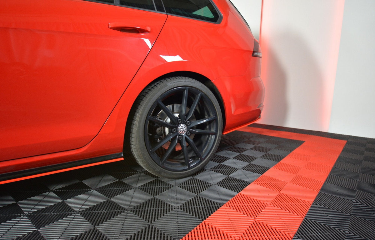 Maxton Design - Heck Ansatz Flaps Diffusor V2 für VW GOLF 7 R VARIANT FACELIFT - Aerowerk.