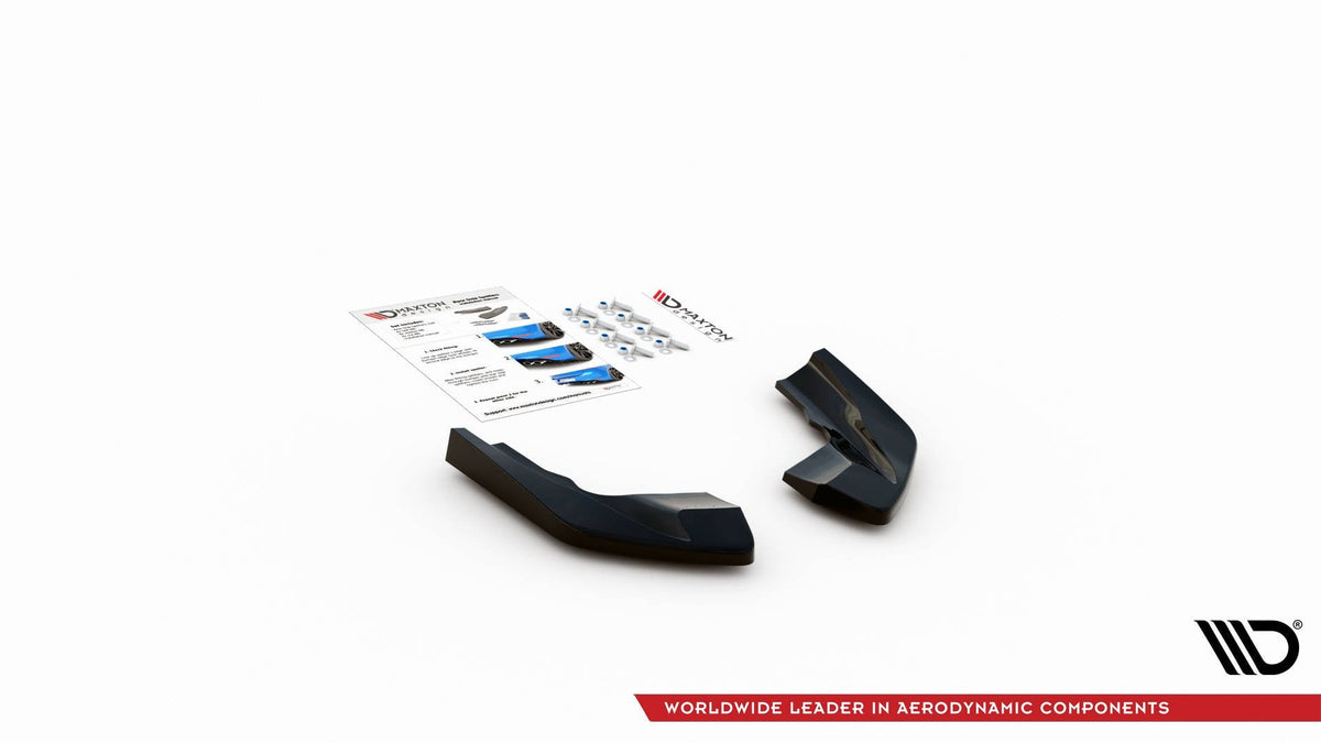 Maxton Design - Heck Ansatz Flaps Diffusor V2 für VW Golf R Mk8 Facelift - Aerowerk.