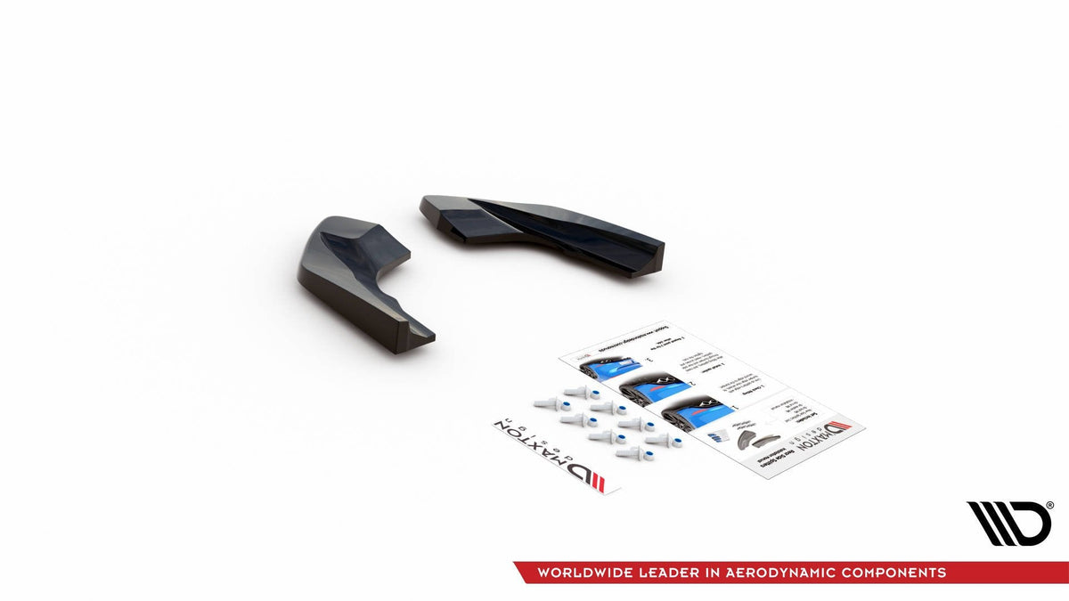 Maxton Design - Heck Ansatz Flaps Diffusor V2 für VW Golf R Mk8 Facelift - Aerowerk.