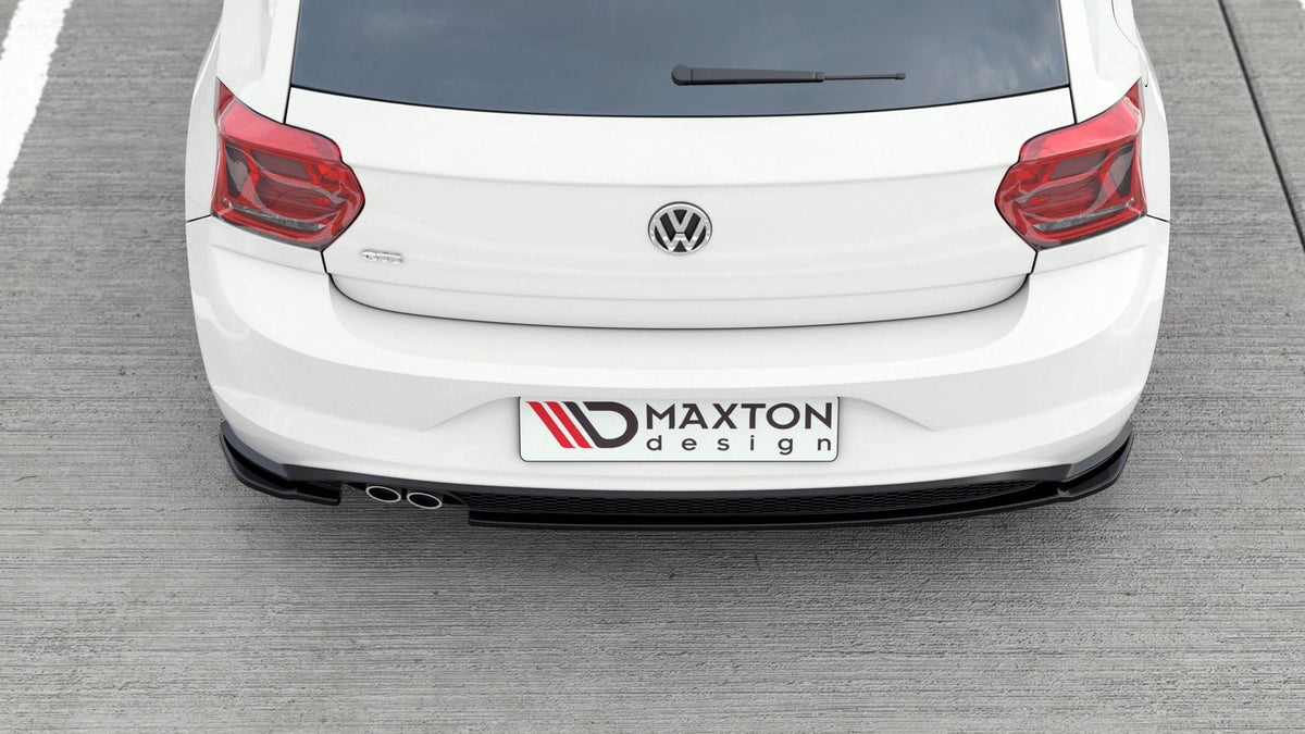 Maxton Design - Heck Ansatz Flaps Diffusor V2 für VW Polo GTI / R - line Mk6 - Aerowerk.