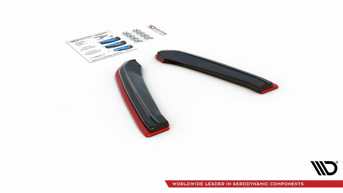 Maxton Design - Heck Ansatz Flaps Diffusor V2 passend für Seat Leon Mk3 Cupra ST Facelift - Aerowerk.