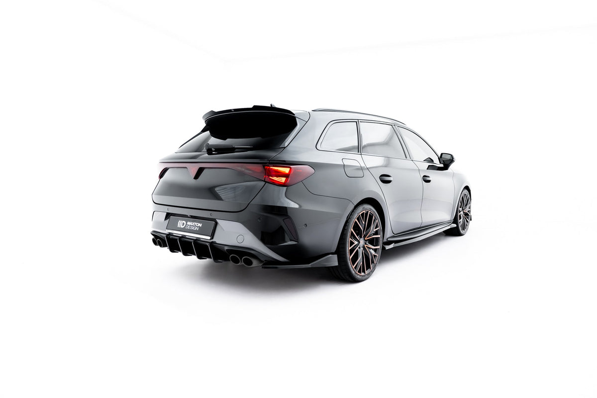 Maxton Design - Heck Ansatz Flaps Diffusor V3 für Cupra Leon ST Mk1 Facelift - Aerowerk.