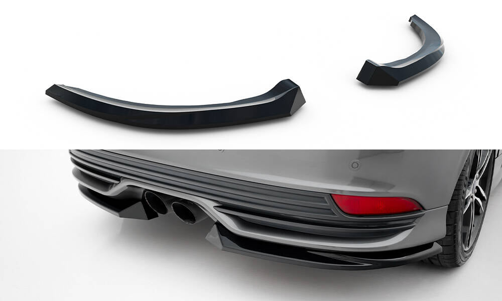 Maxton Design - Heck Ansatz Flaps Diffusor V3 für Ford Focus ST Mk3 Facelift - Aerowerk.