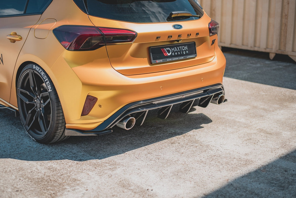 Maxton Design - Heck Ansatz Flaps Diffusor V3 für (Für Diffusor ) Ford Focus Hatchback ST Mk4 - Aerowerk.