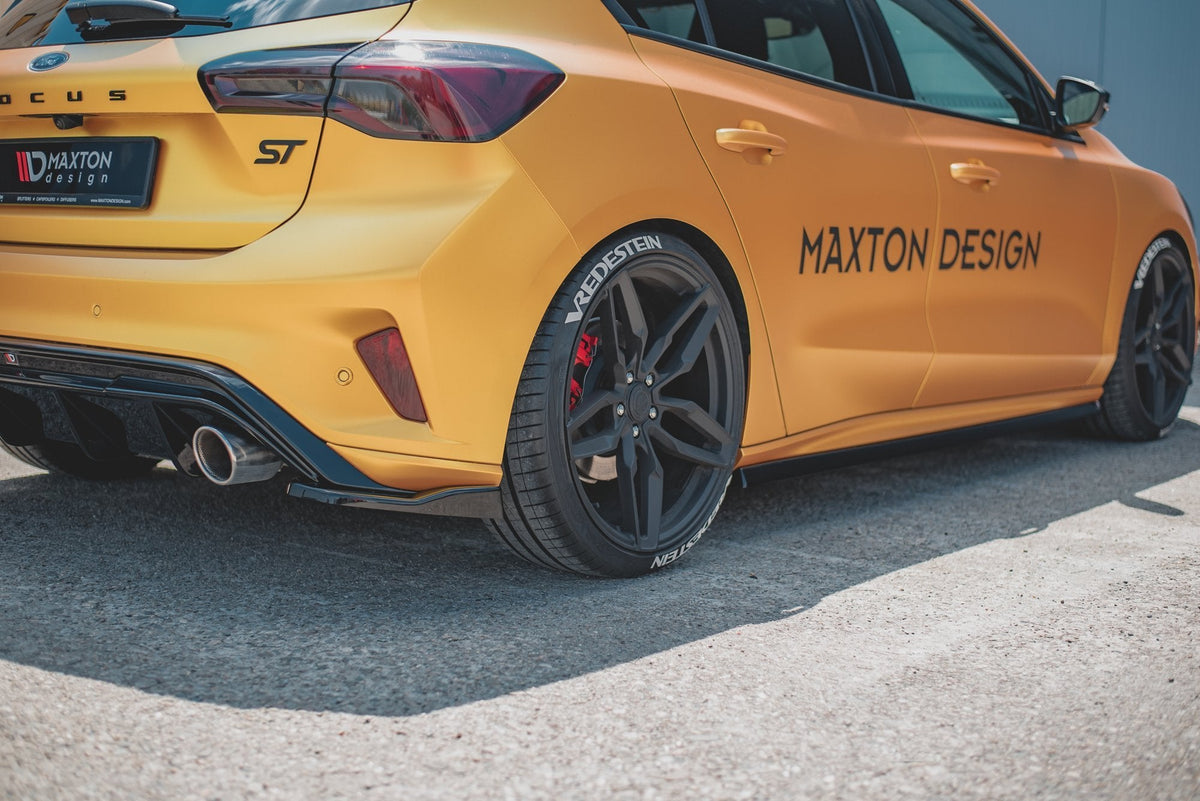 Maxton Design - Heck Ansatz Flaps Diffusor V3 für (Für Diffusor ) Ford Focus Hatchback ST Mk4 - Aerowerk.