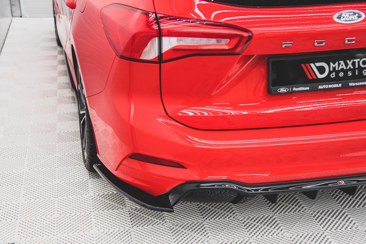 Maxton Design - Heck Ansatz Flaps Diffusor V3 für (Für Diffusor ) Ford Focus ST - Line Kombi Mk4 - Aerowerk.