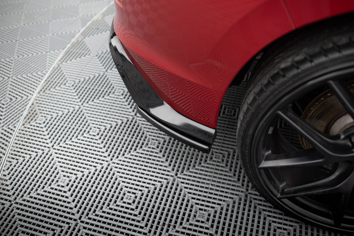 Maxton Design - Heck Ansatz Flaps Diffusor V3 für VW Golf GTI Mk8 - Aerowerk.