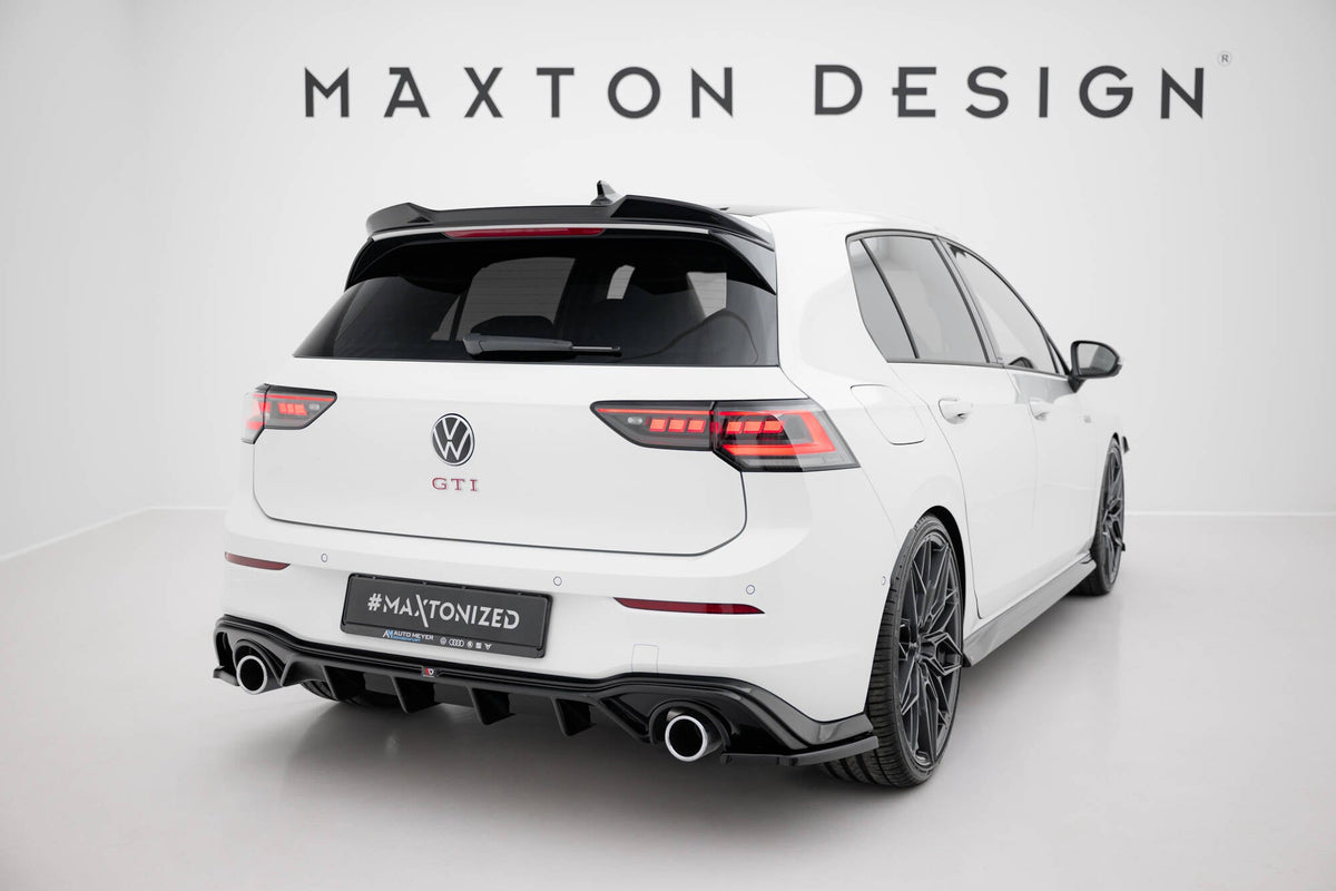 Maxton Design - Heck Ansatz Flaps Diffusor V3 für VW Golf GTI Mk8 - Aerowerk.