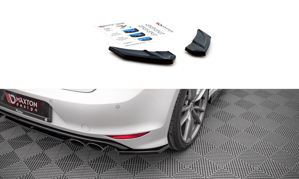 Maxton Design - Heck Ansatz Flaps Diffusor V3 für VW Golf R Mk7 - Aerowerk.