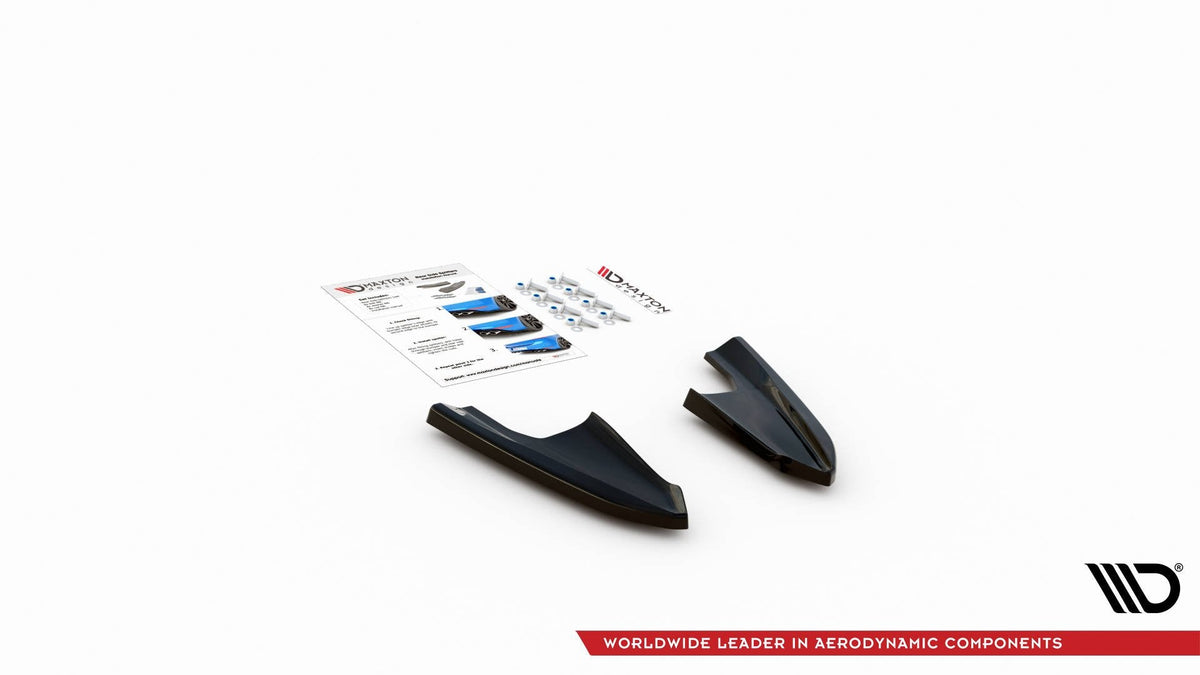 Maxton Design - Heck Ansatz Flaps Diffusor V3 für VW Golf R Mk8 Facelift - Aerowerk.