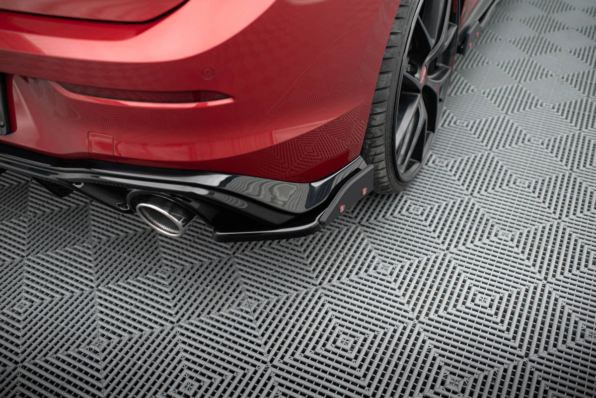 Maxton Design - Heck Ansatz Flaps Diffusor V4 + Flaps für VW Golf GTI / GTE Mk8 - Aerowerk.