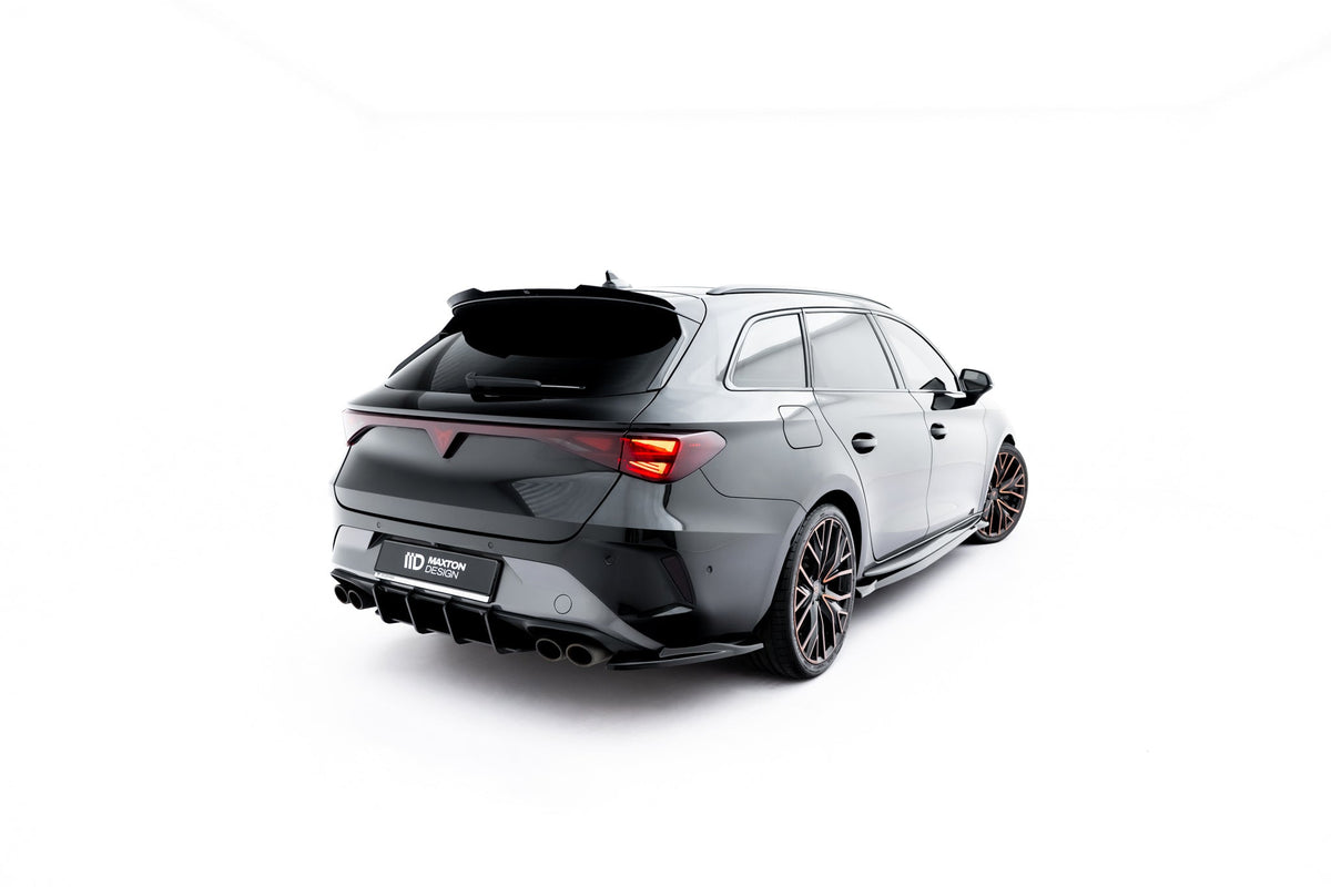 Maxton Design - Heck Ansatz Flaps Diffusor V4 für Cupra Leon ST Mk1 Facelift - Aerowerk.