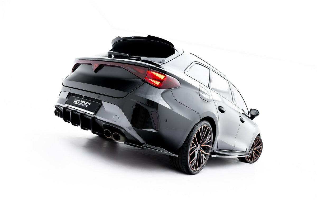 Maxton Design - Heck Ansatz Flaps Diffusor V4 für Cupra Leon ST Mk1 Facelift - Aerowerk.