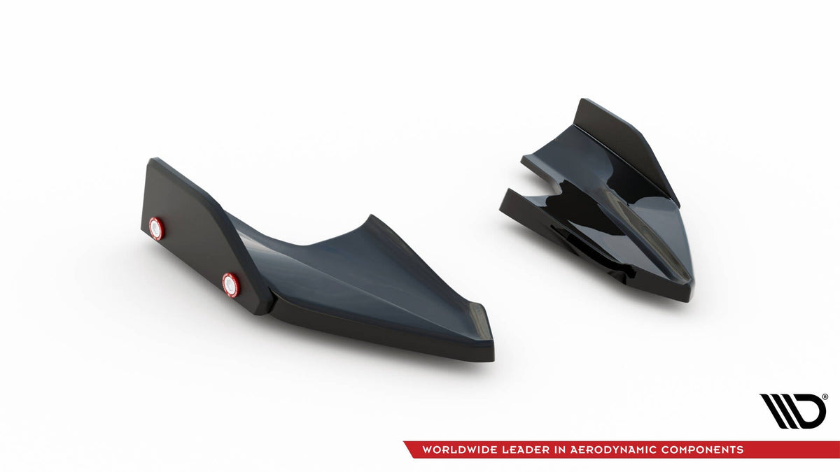 Maxton Design - Heck Ansatz Flaps Diffusor V5 + Flaps für VW Golf R Mk8 Facelift - Aerowerk.