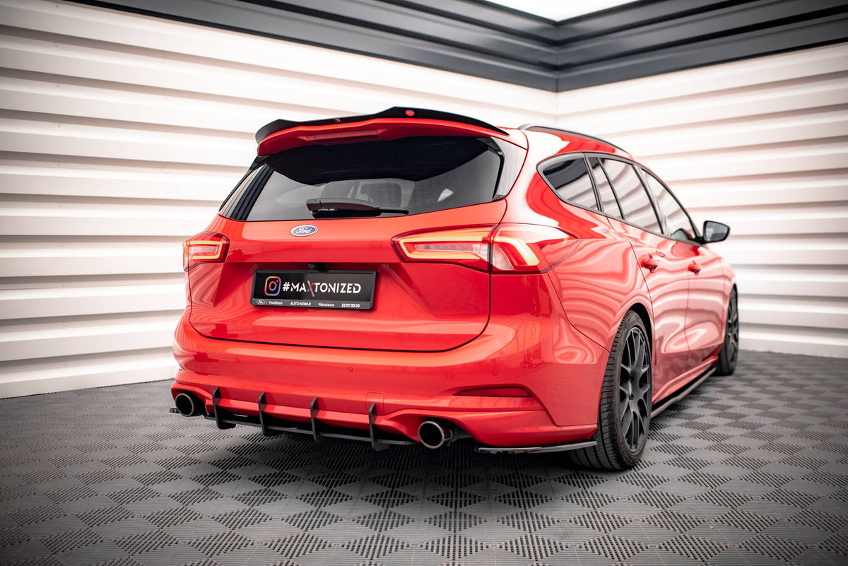 Maxton Design - Heck Ansatz Flaps Diffusor V5 für Ford Focus Kombi ST Mk4 - Aerowerk.