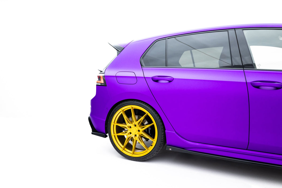 Maxton Design - Heck Ansatz Flaps Diffusor V6 für VW Golf R Mk8 Facelift - Aerowerk.