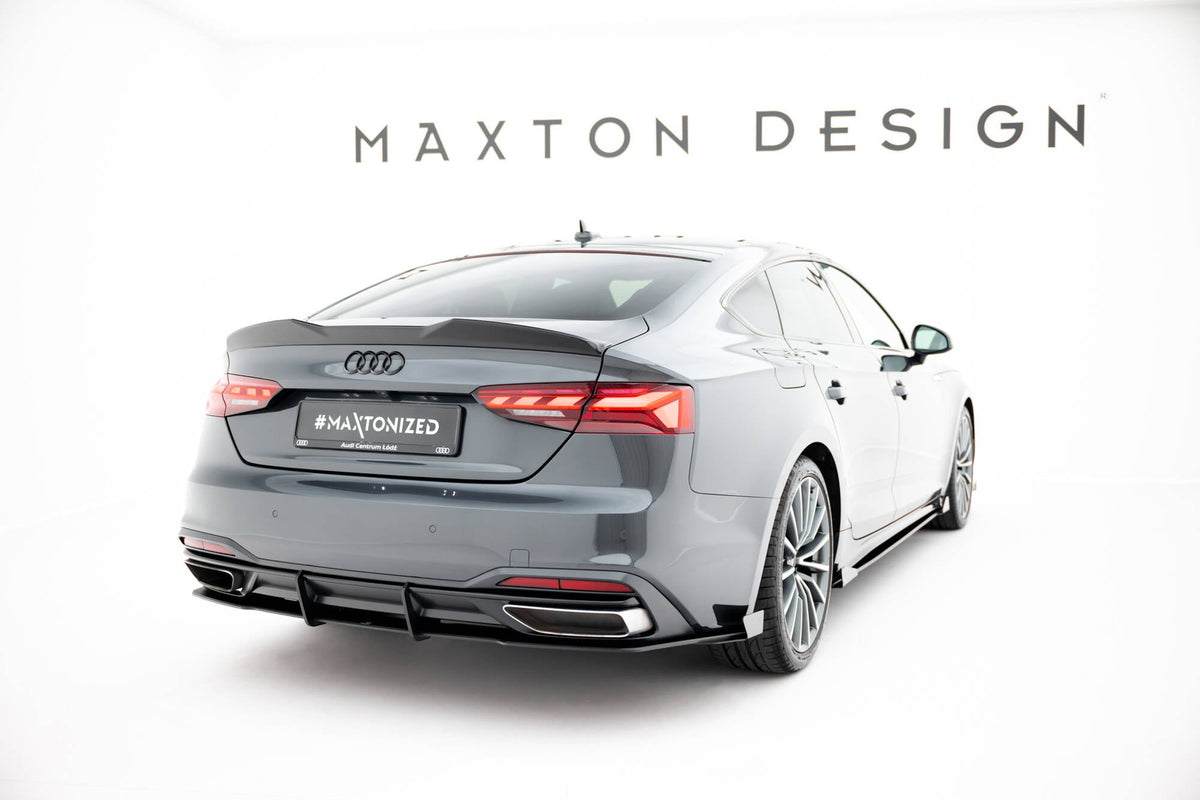 Maxton Design - Hintere Seiten Flaps für Audi A5 F5 Facelift - Aerowerk.