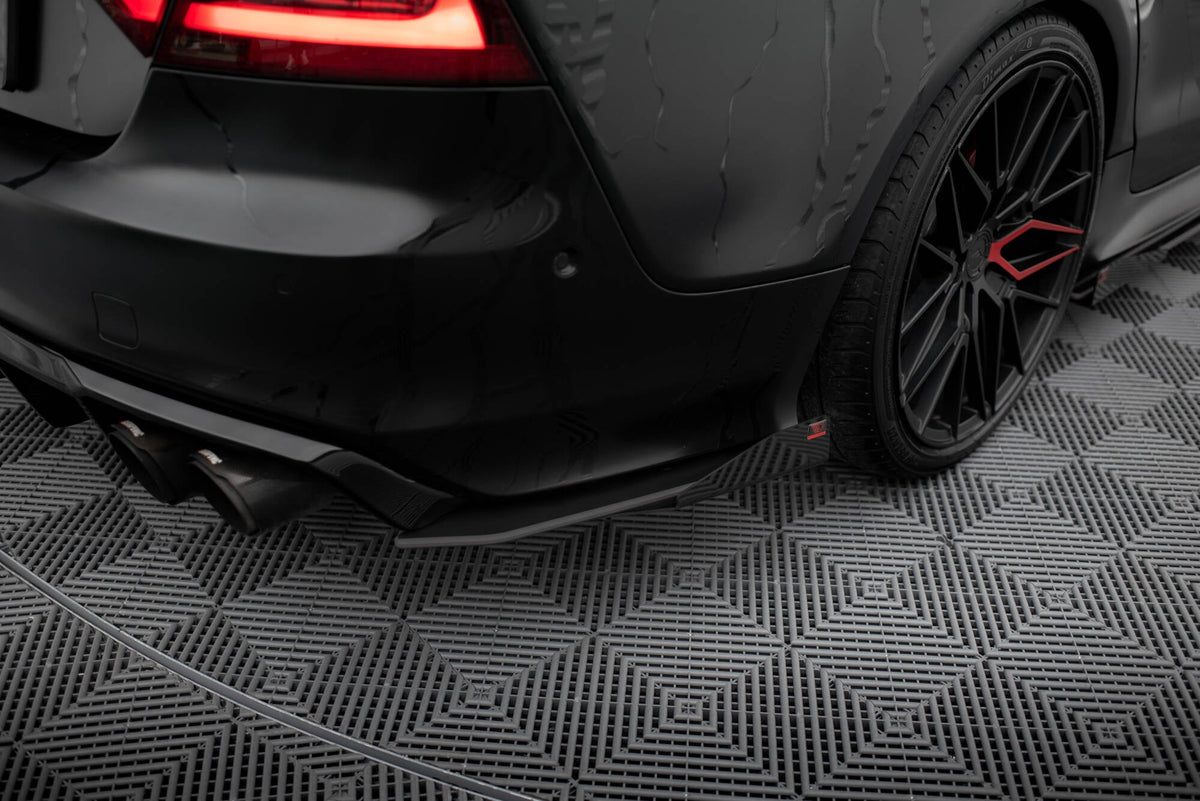 Maxton Design - Hintere Seiten Flaps für Audi A7 S - Line C7 - Aerowerk.