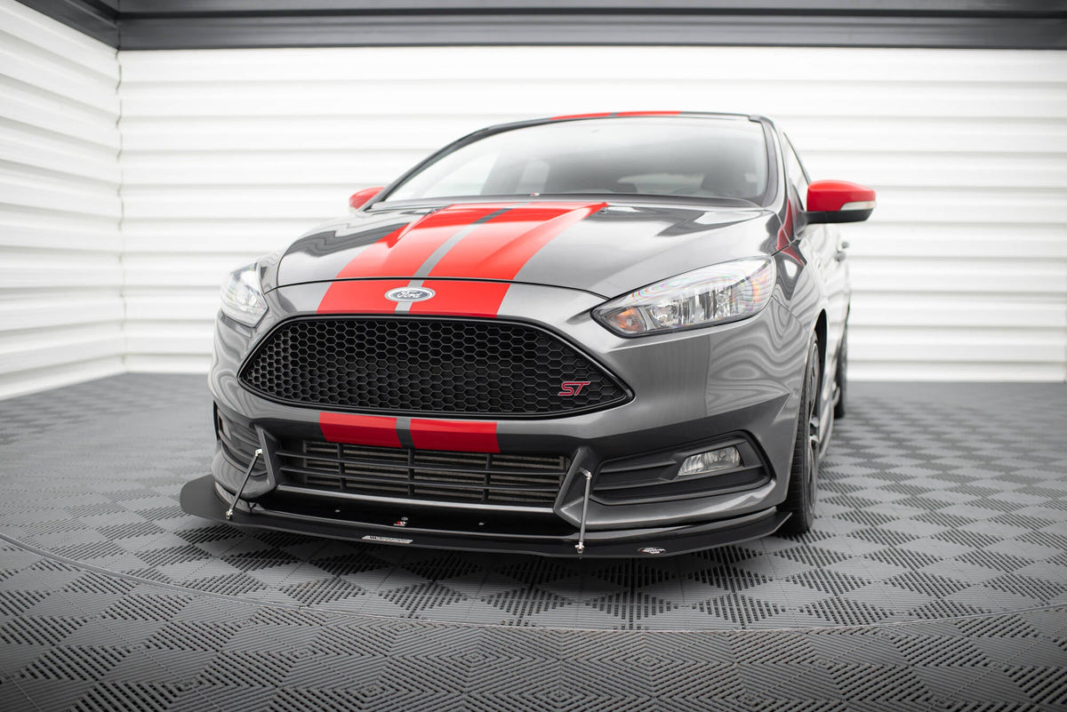 Maxton Design - Hybrid Frontlippe V1 für Ford Focus ST Mk3 FL - Aerowerk.