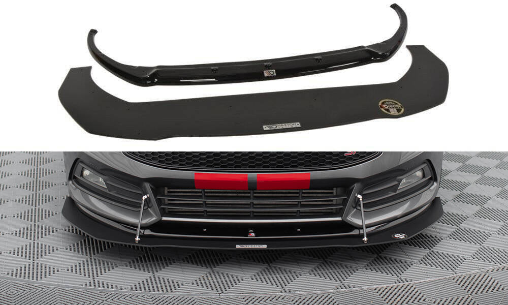 Maxton Design - Hybrid Frontlippe V1 für Ford Focus ST Mk3 FL - Aerowerk.
