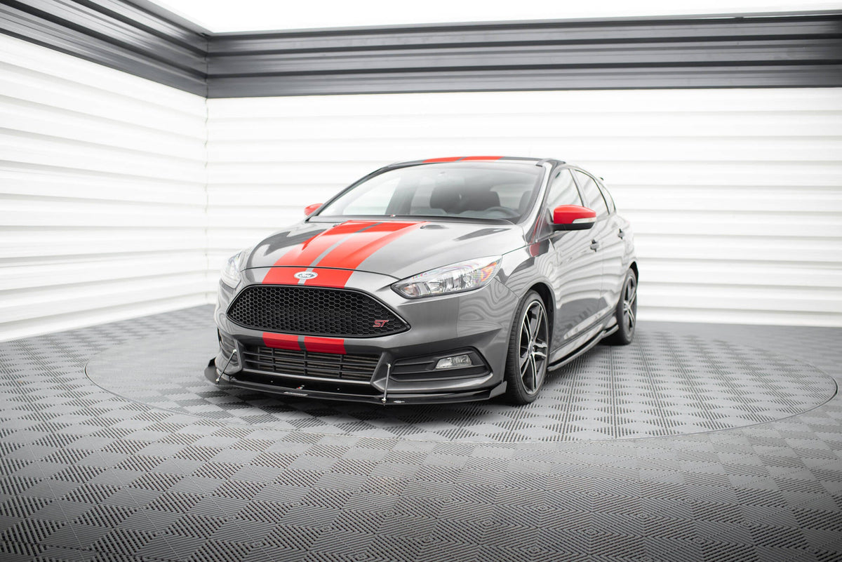 Maxton Design - Hybrid Frontlippe V2 für Ford Focus ST Mk3 FL - Aerowerk.